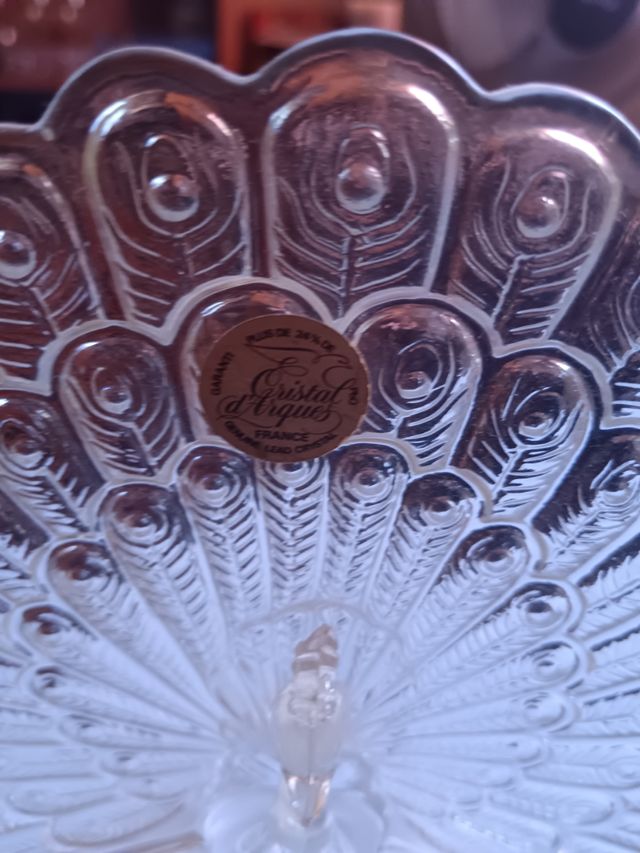 Pavo Real Cristal d'Arques Francia