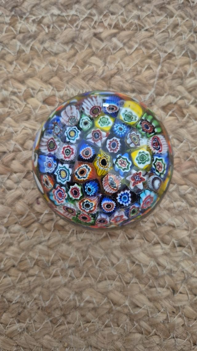 Fermacarte di Murano: vetro multicolore