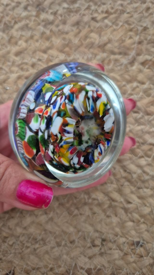 Fermacarte di Murano: vetro multicolore