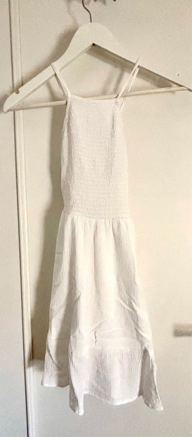 Vestido blanco. Polinesia Sport