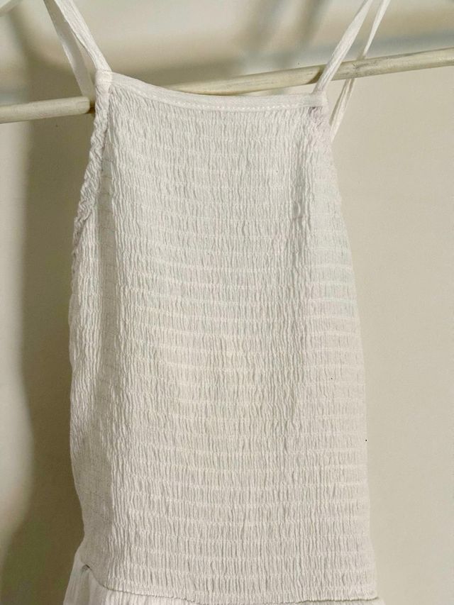 Vestido blanco. Polinesia Sport