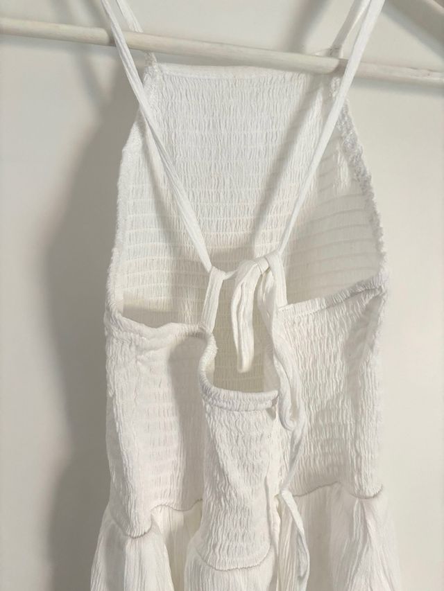 Vestido blanco. Polinesia Sport