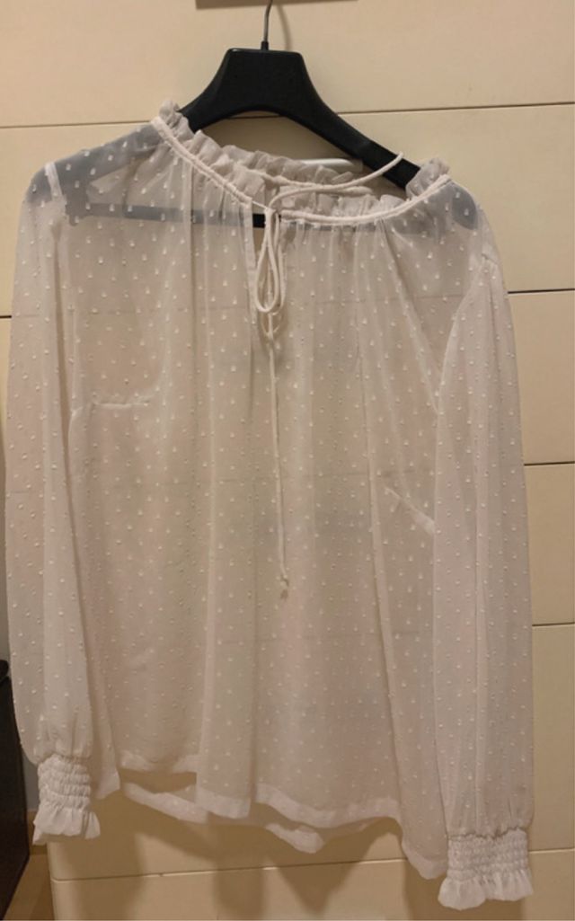 Blusa plumeti blanca