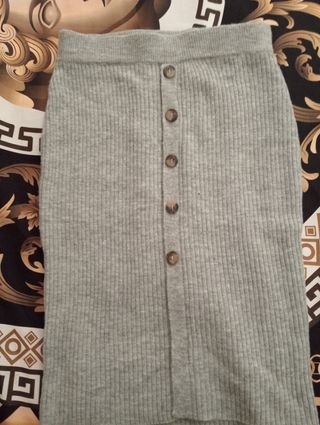 Gonna tubino grigia - tg. unica