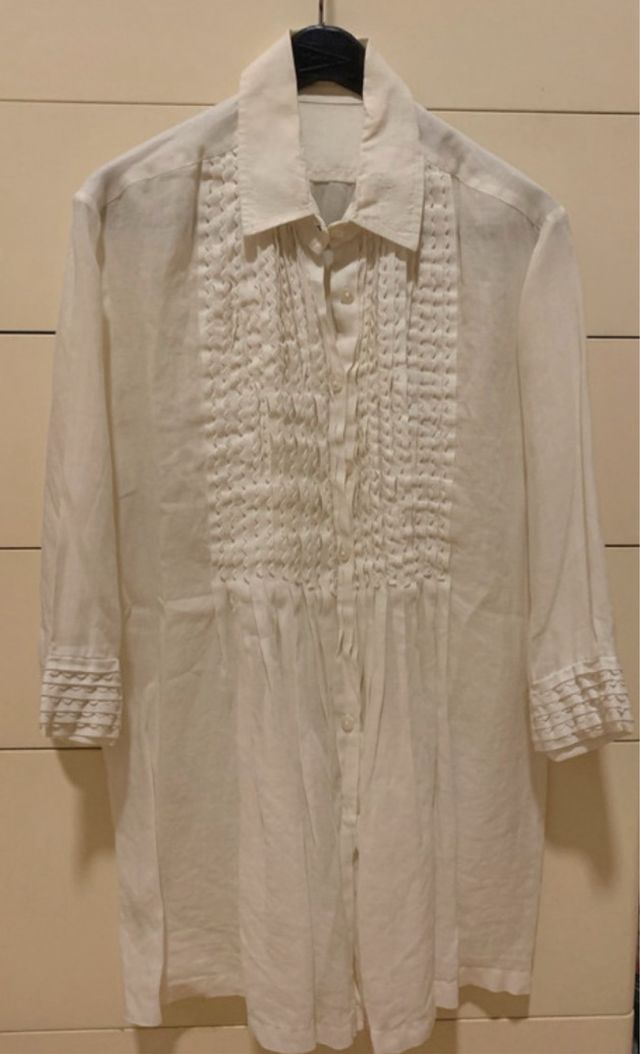 Camisa blanca lino - elegante