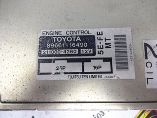 Centralita del motor Toyota Paseo 8966116490 89661-16490 211000-4260