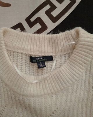 Maglione Kiabi bianco tg.L