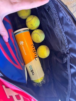 Funda raqueta Artengo TL200 + pelotas