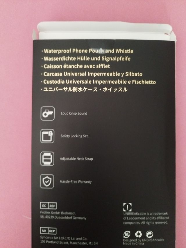 Funda impermeable UNBREAKcable