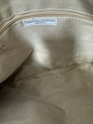 Borsa busta vera pelle made in italy