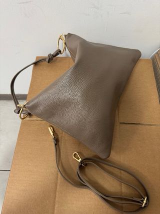 Borsa busta vera pelle made in italy