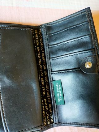 Portafoglio Benetton nero