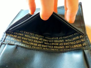 Portafoglio Benetton nero