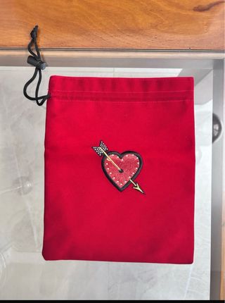 Bolso fiesta Neceser Carolina Herrera rojo - nuevo