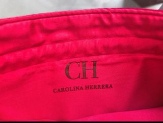 Bolso fiesta Neceser Carolina Herrera rojo - nuevo