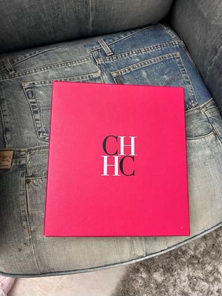 Bolso fiesta Neceser Carolina Herrera rojo - nuevo