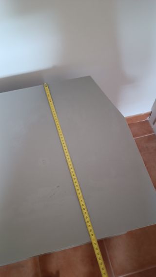 Mesa TV Cinza - Madeira & Vidro