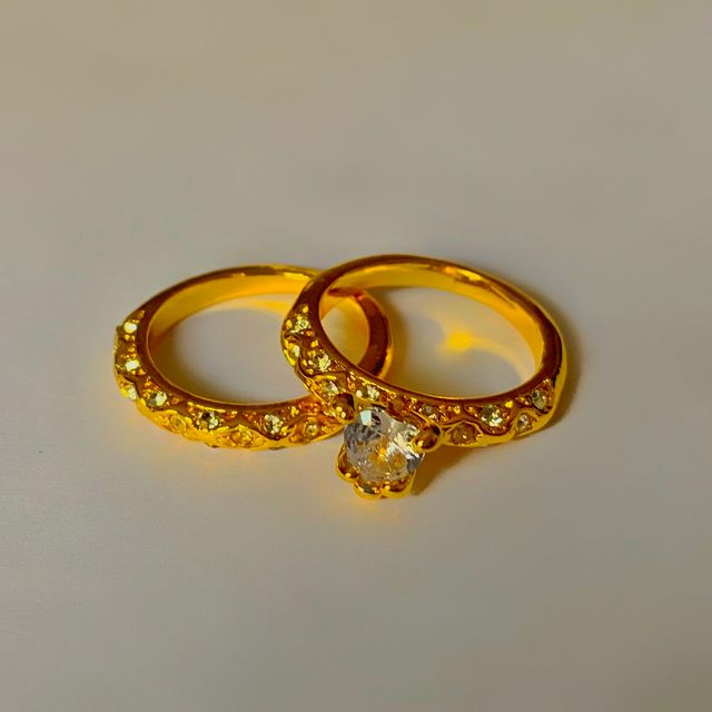 Anillos Acero 316L Tallas 7 y 8 Dama