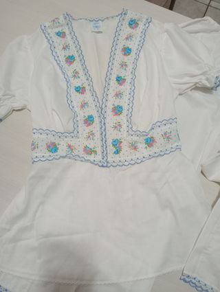 Pigiama Cotone Vintage 💙🤍