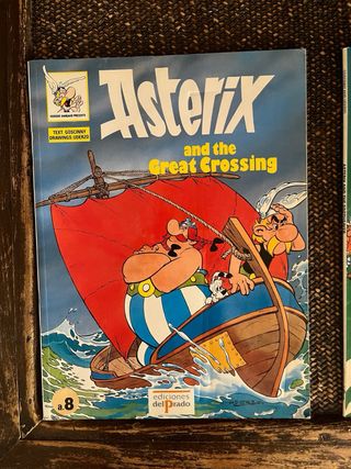 3 comics Asterix y Obelix en ingles