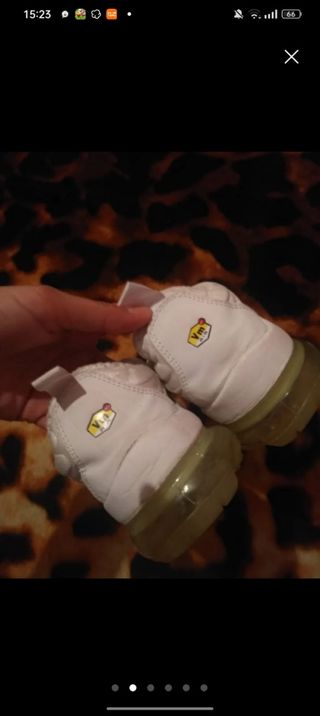Zapatillas Nike Vapormax - Beige/Blanco VERDADERAS