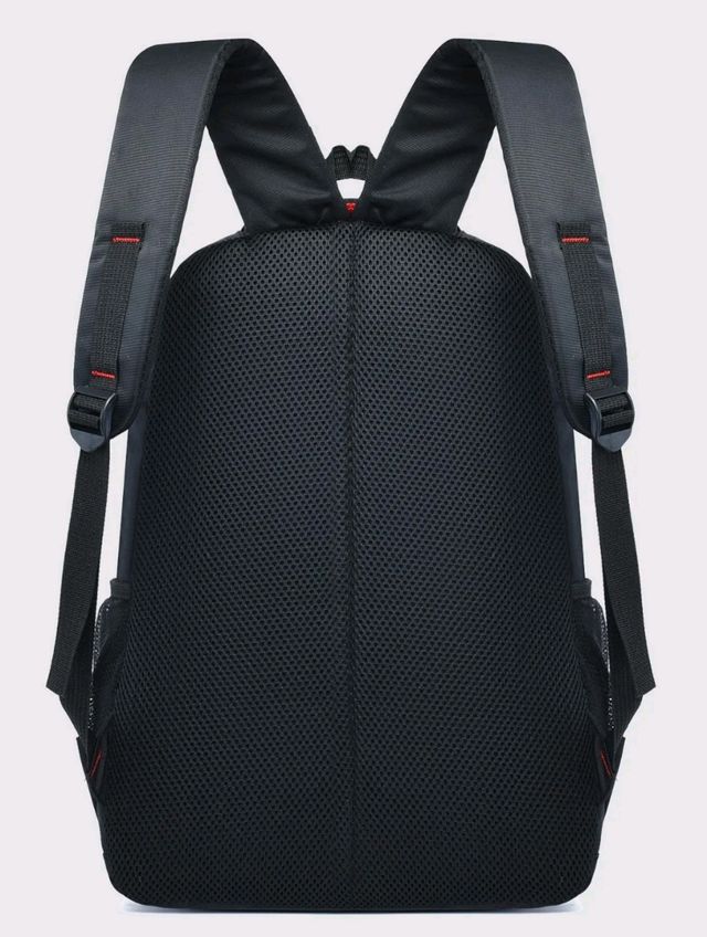 Mochila negra viaje 46x32x13cm