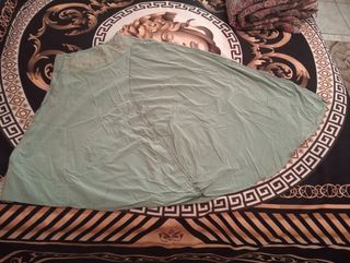 Gonna Taffetà Vintage Verde Acqua