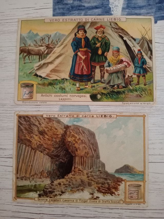 6 Figurine Liebig Vintage