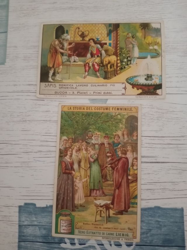 6 Figurine Liebig Vintage