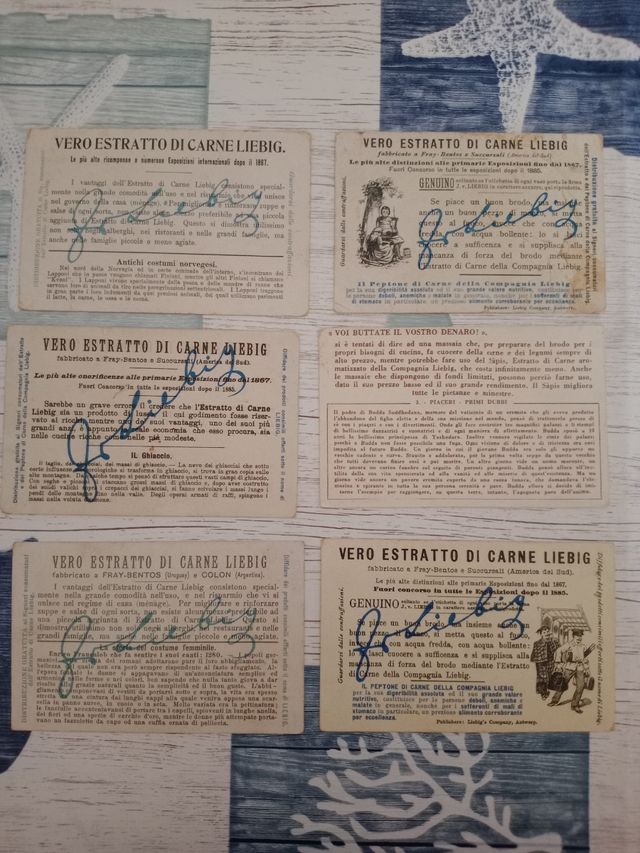 6 Figurine Liebig Vintage