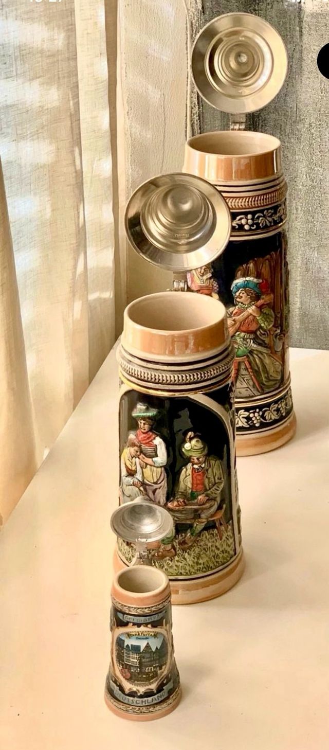 JARRA ALEMANA Gigante !! Cerveza-Alemana ORIGINAL