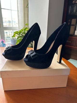 Zapatos Menbur azul oscuro,talla 38