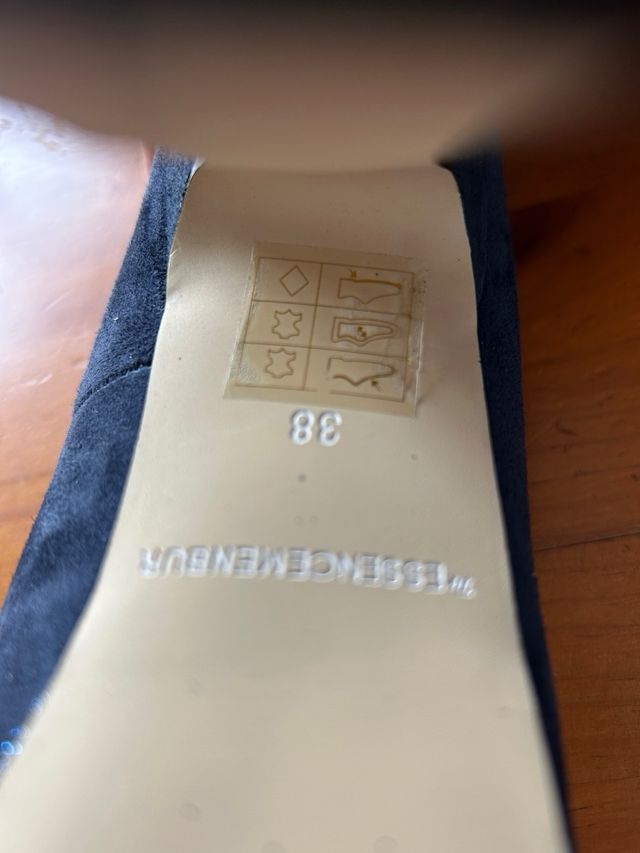 Zapatos Menbur azul oscuro,talla 38