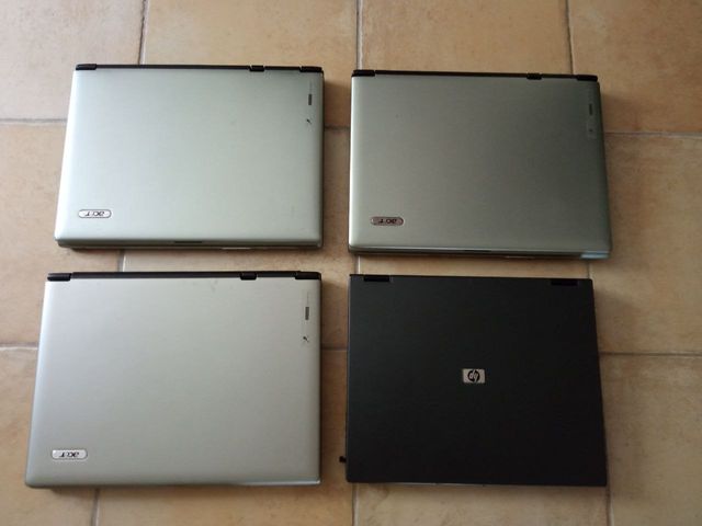 4 Notebook Acer & HP - Non funzionanti