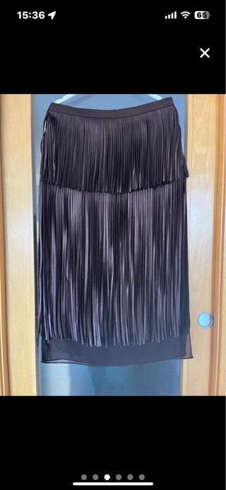Falda  flecos zw coleccion 
Rocio Osorno Zara