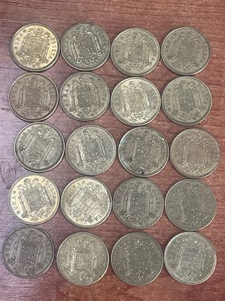 20 Monedas 1 Peseta España 1975-78