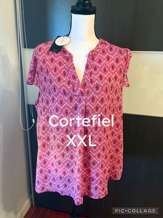 Blusa Cortefiel XXL - Nueva