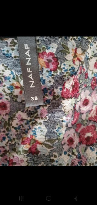 Vestido flores negro - Talla M