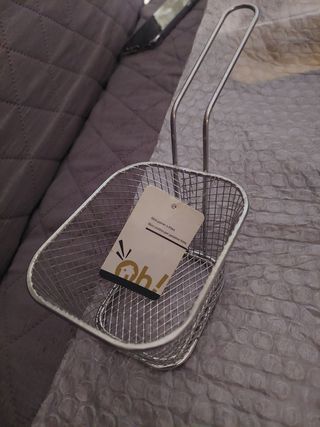 Cestino mini per patatine oh! - argento
