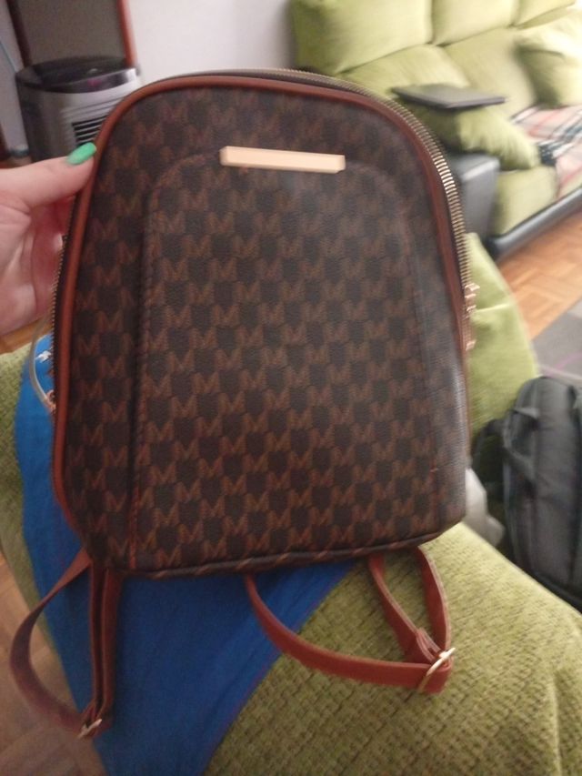 Mochila marrón - Bolso bandolera