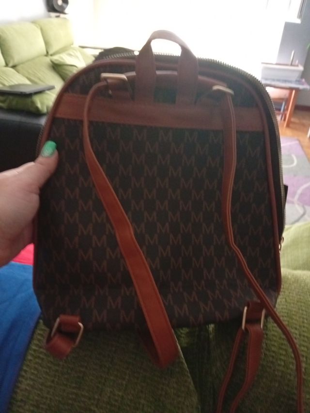 Mochila marrón - Bolso bandolera