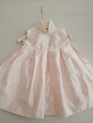 Abito battesimo bimba rosa