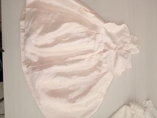 Abito battesimo bimba rosa