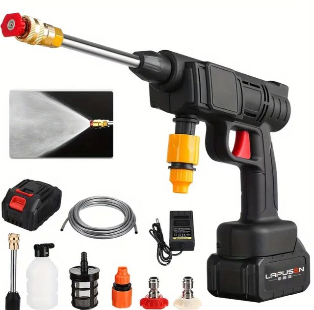 Idropulitrice 2 bat + Pistola a Spruzzo 2 bat