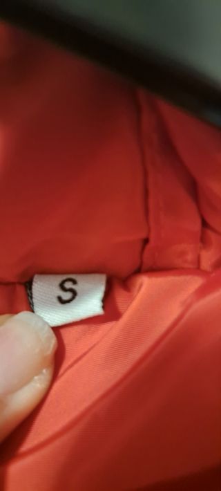 Chaquetón rojo mujer talla S