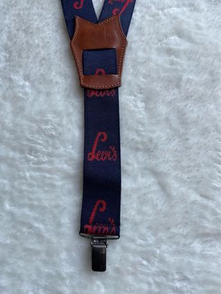 Bretelle Levi's blu e rosse Vintage