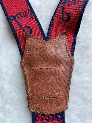Bretelle Levi's blu e rosse Vintage