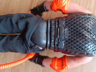Action Man: 3 muñecos + Moto+ patin