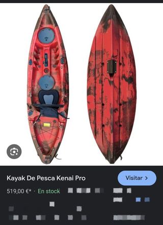 Kayak Pesca - Rojo