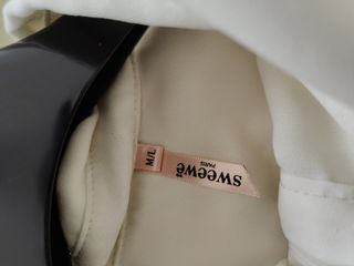 Blusa panna senza maniche Tg L